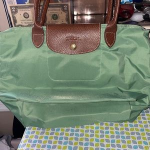 Longchamp Le Pliage in Green/Mint
